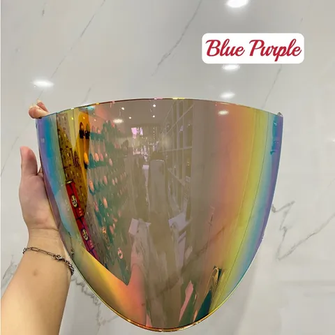 (KHÔNG GỒM NÓN) Kính Revo Blue Purple Siêu Đẹp Gắn Được Cho Nón Bảo Hiểm KYT và KLT