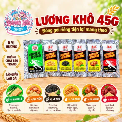 Lương khô 45g mix 6 vị