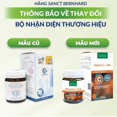 Viên uống tăng cường miễn dịch VITAMIN C - ZINK hộp 60 viên