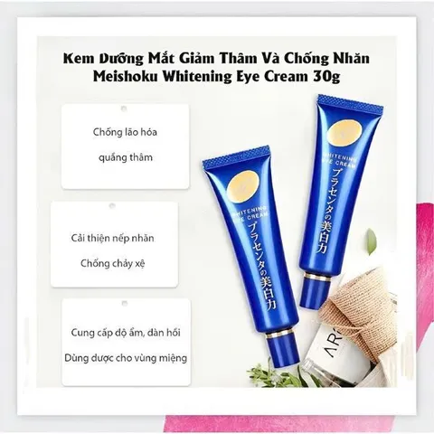 Kem Dưỡng Meishoku Trẻ Hóa Hóa, Giảm Quầng Thâm Bọng Mắt 30g