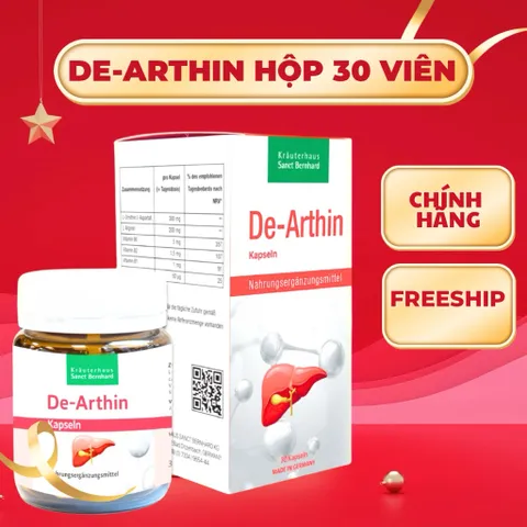 Viên uống Sanct Bernhard De-Arthin giải độc mát gan Hộp 30 viên