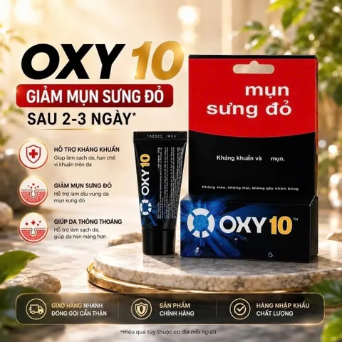 Oxy 10 Lotion Bôi Da Giảm Mụn Trứng Cá