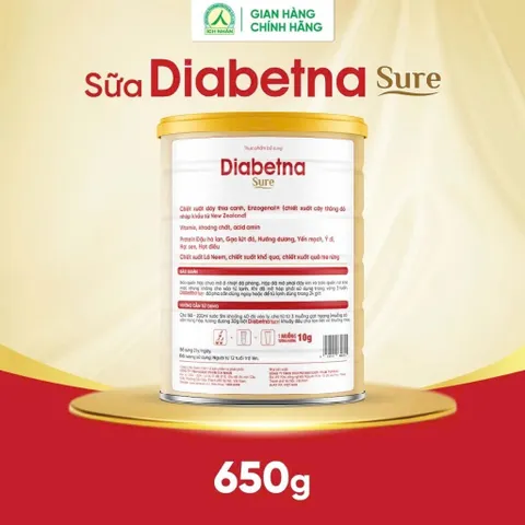 Sữa Diabetna Sure - Sữa Ổn Định Đường Huyết Tiểu Đường