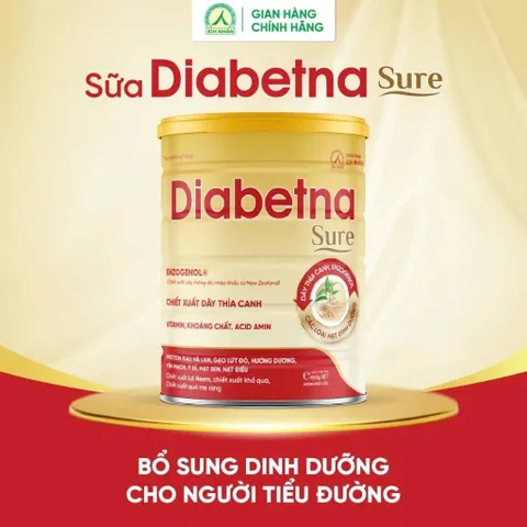 Sữa Diabetna Sure - Sữa Ổn Định Đường Huyết Tiểu Đường