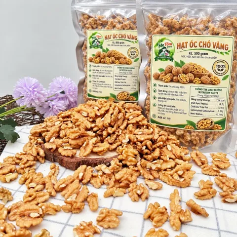 500gram Nhân Óc Chó Vàng Mỹ Đã Tuyển Chọn Kỹ Loại bỏ Hạt Hư nhà Mẹ Tôm Store