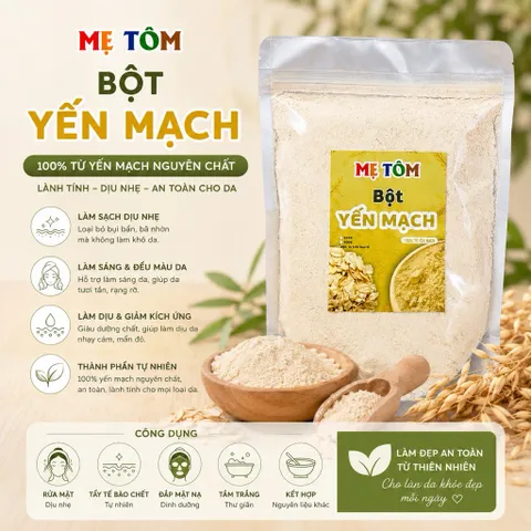 Bột yến mạch úc nguyên chất 250g và 500g nhà MẸ TÔM