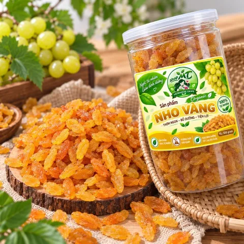 500g NHO VÀNG SẤY KHÔ METOMSHOP