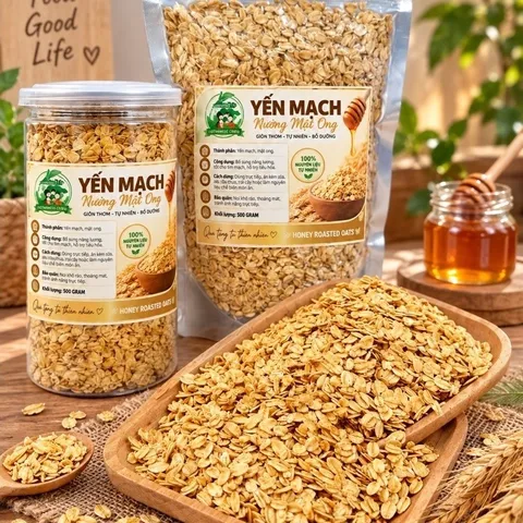500g YẾN MẠCH NỚNG MẬT ONG METOMSTORE