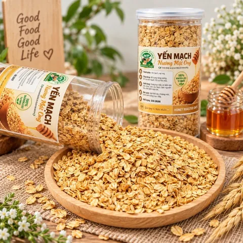 500g YẾN MẠCH NỚNG MẬT ONG METOMSTORE
