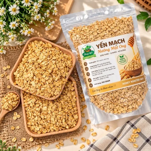 500g YẾN MẠCH NỚNG MẬT ONG METOMSTORE