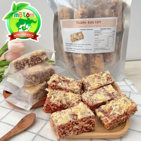 250g THANH GẠO LỨT ( RONG BIỂN & CHÀ BÔNG ) MẸ TÔM