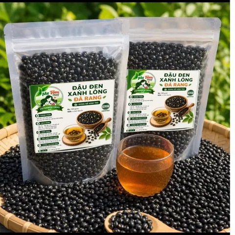 Đậu đen xanh lòng rang mộc ( Hãm trà ) nhà Mẹ Tôm store