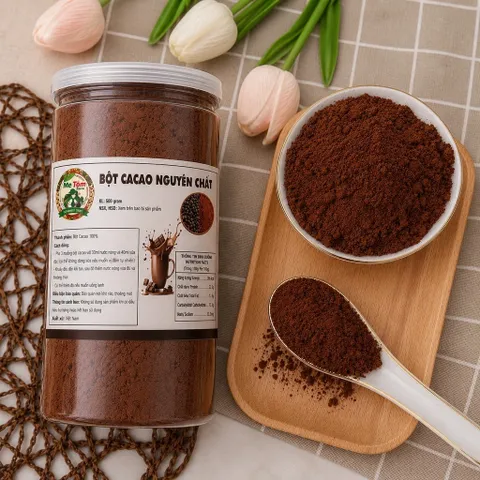 COMBO 5KG Bột Cacao Nguyên Chất (Sánh,Mịn,Đậm vị hàng chuẩn loại 1) Shop Mẹ Tôm