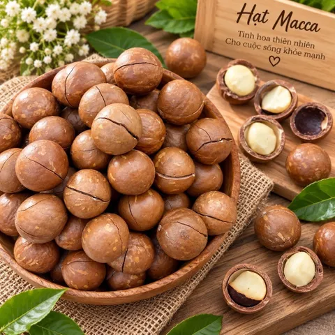 500gram MACCA DAKLAK ( Đã Siêu Âm Lõi Giảm 95% Hạt Hư ) ShopMT.METOMSTORE