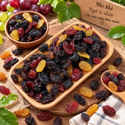 500g NHO KHÔ 3 MÀU NHÀ MẸ TÔM STORE