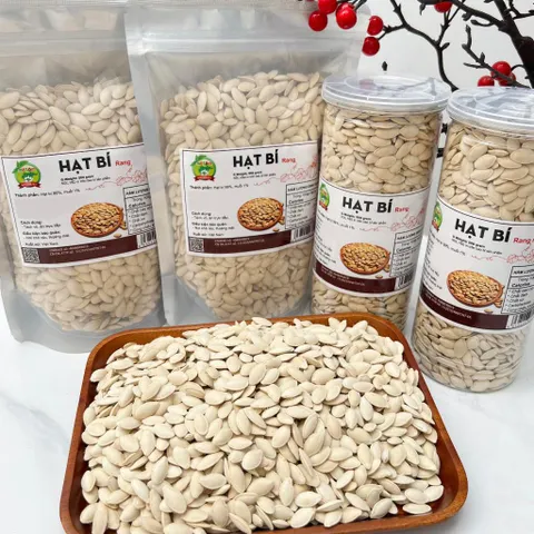 500g HẠT BÍ RANG ( MỘC/MUỐI) NHÀ MẸ TÔM