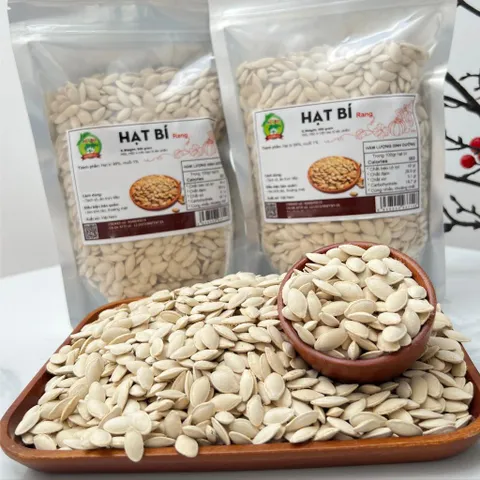 500g HẠT BÍ RANG ( MỘC/MUỐI) NHÀ MẸ TÔM