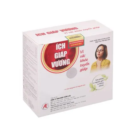 ÍCH GIÁP VƯƠNG hỗ trợ tuyến giáp hộp 180 viên
