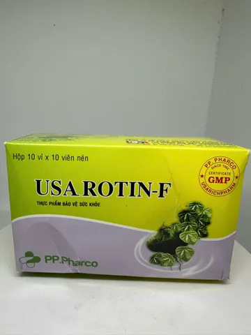 Viên uống Hỗ trợ ngủ ngon, an thần, dưỡng tâm USAROTIN – F. Hộp 100 viên.
