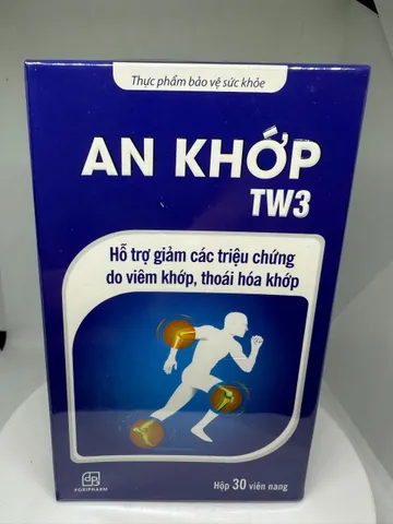 AN KHỚP TW3 – VIÊN UỐNG AN KHỚP TRUNG ƯƠNG 3- Hỗ trợ Giảm Đau khớp, Thoái Hoá Khớp - Hộp 30 Viên