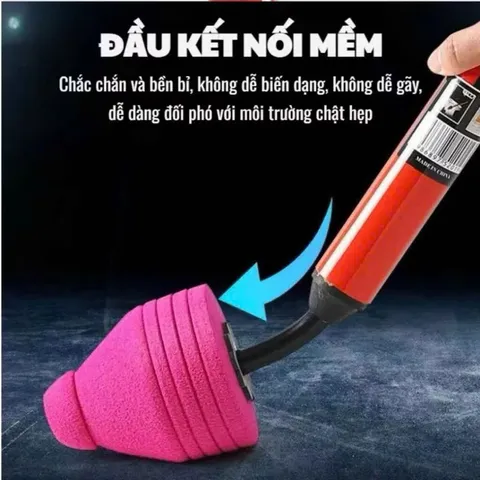 Dụng cụ thông tắc, xử lý tắc nghẽn bồn cầu, WC bằng khí nén