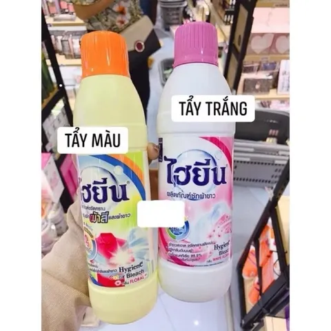 Tẩy quần áo trắng, quần áo màu ko phai màu Thái Lan 250ml