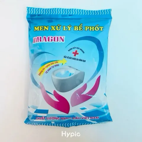 Giá sỉ(Mua 10 tặng 2) Gói sinh học DRAGON 200g xử lý bể phốt, khử mùi hôi, tiêu cặn bã,… bồn cầu, nhà vệ sinh