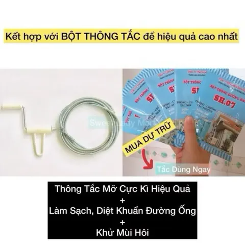 Dây thông ống, thông cống đa năng