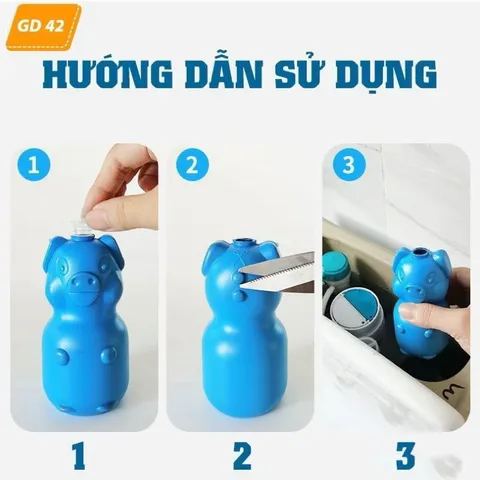 Combo 5 lọ thả bồn cầu, khử mùi, làm sạch bồn cầu, toilet.