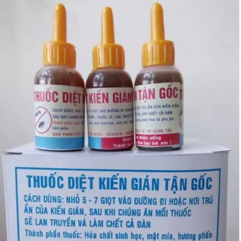 (COMBO 5 LỌ) THUỐC SINH HỌC DIỆT KIẾN, GIÁN, CÔN TRÙNG