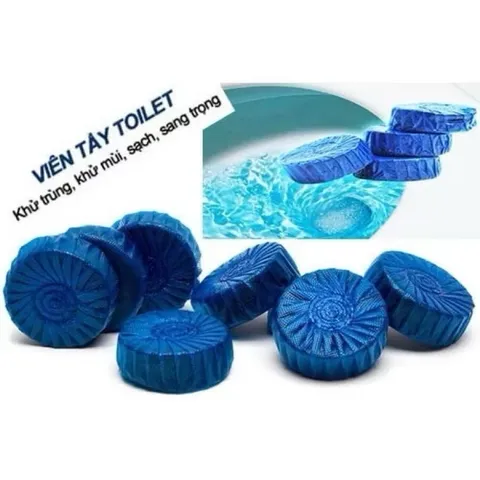 Combo 10 viên thả bồn cầu khử mùi hôi, sạch mảng bám, diệt vi khuẩn bồn cầu, nhà vệ sinh, toilet