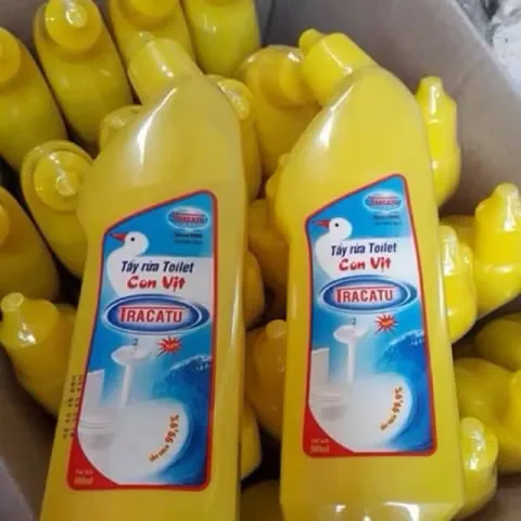 COMBO (5 CHAI) NƯỚC TẨY RỬA BỒN CẦU, NHÀ VỆ SINH, TOILET, NHÀ TẮM CON VỊT 500ml