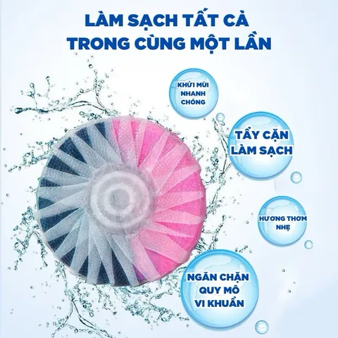 Combo 10 viên thả bồn cầu khử mùi hôi, sạch mảng bám, diệt vi khuẩn bồn cầu, nhà vệ sinh, toilet