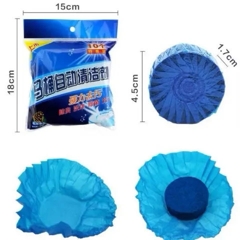 Combo 10 viên thả bồn cầu khử mùi hôi, sạch mảng bám, diệt vi khuẩn bồn cầu, nhà vệ sinh, toilet