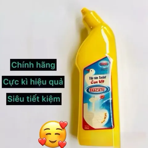 COMBO (5 CHAI) NƯỚC TẨY RỬA BỒN CẦU, NHÀ VỆ SINH, TOILET, NHÀ TẮM CON VỊT 500ml