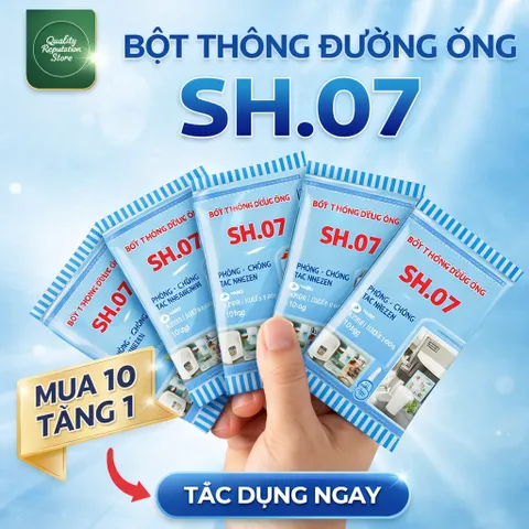 COMBO(MUA 20 TẶNG 2) GÓI SINH HỌC THÔNG TẮC NGHẼN ĐƯỜNG ỐNG, CHẬU RỬA, BỒN CẦU,.... GÓI 100G