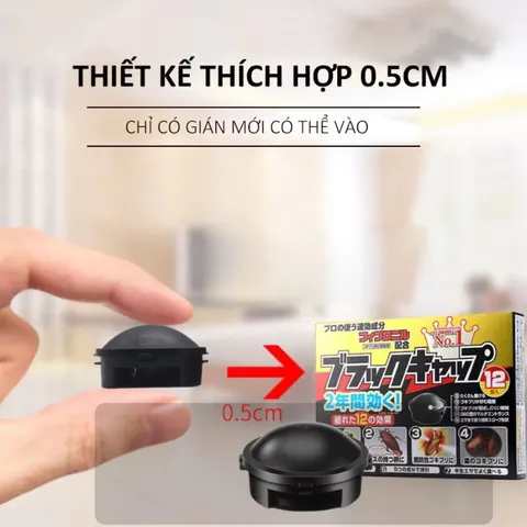 Viên diệt gián Nhật 12 viên, an toàn cho mọi người và vật nuôi
