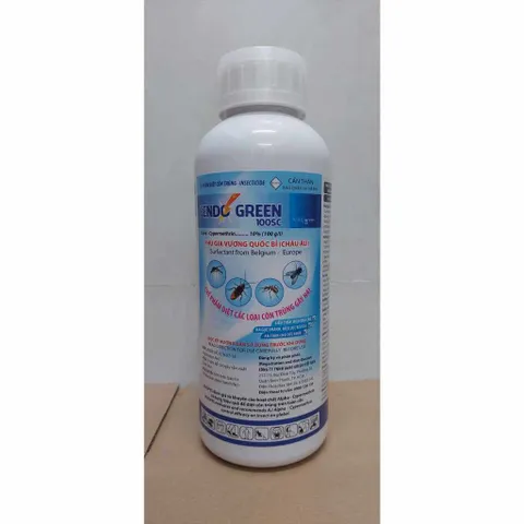 (Chính hãng) THUỐC DIỆT CÔN TRÙNG FENDO GREEN 100SC 1 lít