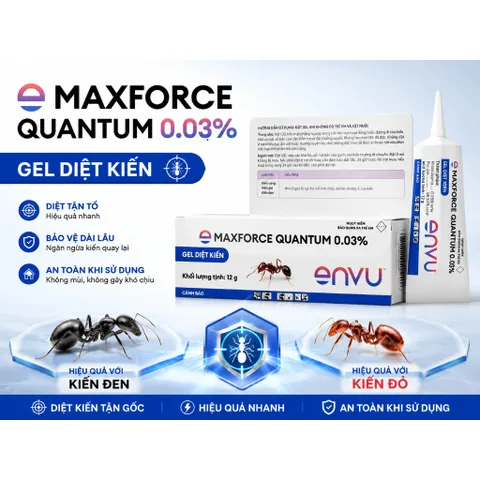 (Chính hãng) Thuốc Diệt Kiến Sinh Học MAXFORCE QUANTUM 0.03%-12g - chuyên diệt kiến đen, kiến gió, kiến vàng