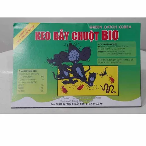 Keo dính CHUỘT - Siêu Dính - Miếng keo dán chuột - Miếng bẫy chuột- keo tốt Lớp keo dày
