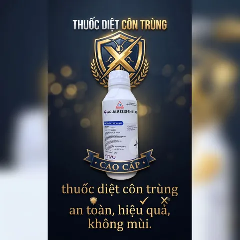 (Chính hãng) Thuốc diệt muỗi AQua Resigen 10.4EW -1 lít ( không mùi) hạ gục nhanh - tồn lưu lâu
