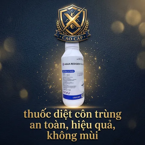 (Chính hãng) Thuốc diệt muỗi AQua Resigen 10.4EW -1 lít ( không mùi) hạ gục nhanh - tồn lưu lâu