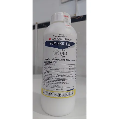 (Chính hãng) Thuốc diệt muỗi, diệt ruồi SUMIPRO EW 1 lít - hạ gục nhanh - Nhật Bản - dùng trong y tế