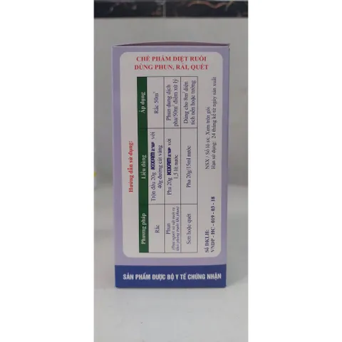 (Chính hãng) (combo 5 gói)Thuốc Diệt Ruồi KIXAM 2.7 WP (20g) - Chuyên diệt các loại Ruồi kháng thuốc - kéo dài hiệu lực