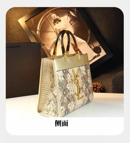 (NEW VIP ORDER LIMITED) - 2026 Túi Xách Nữ Dáng Công Sở Dáng Ngang Xà Cừ Da Bóng Size 30