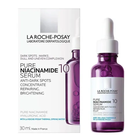 Serum La Roche-Posay Pure Niacinamide 10 30ml - Hỗ Trợ Mờ Thâm Nám, Đều Màu Da, Phục Hồi Da