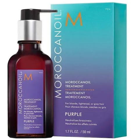 Dầu Dưỡng Tóc Moroccanoil Treatment Purple 50ml - Duy Trì Màu Tóc Sáng, Bóng Khỏe và Chống Oxy Hóa Với Dầu Argan 872150
