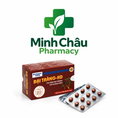 Viên uống Đại Tràng HD hộp 60 viên Hỗ Trợ Viêm Đại Tràng Cấp Và Mãn Tính