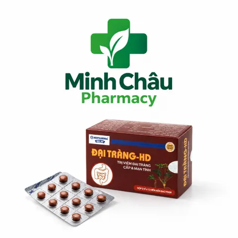 Viên uống Đại Tràng HD hộp 60 viên Hỗ Trợ Viêm Đại Tràng Cấp Và Mãn Tính