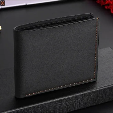 Ví Nam Da Lộn PU Cao Cấp Siêu Mỏng Gọn 9.1x11.5cm - Bifold Wallet Nam Tính Lịch Lãm